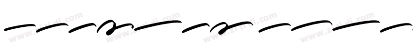 Bentang Swashes字体转换